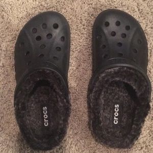 Fuzzy crocs